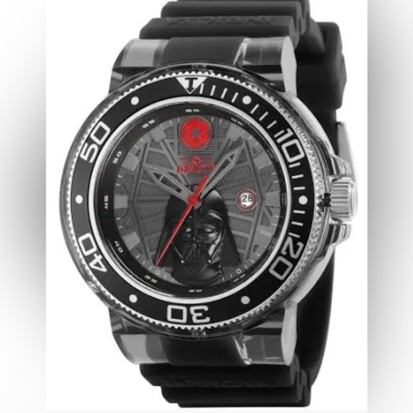 Invicta Other - Invicta Men’s Star Wars Darth Vader 51.5 mm, Black, Transparent. NIB
